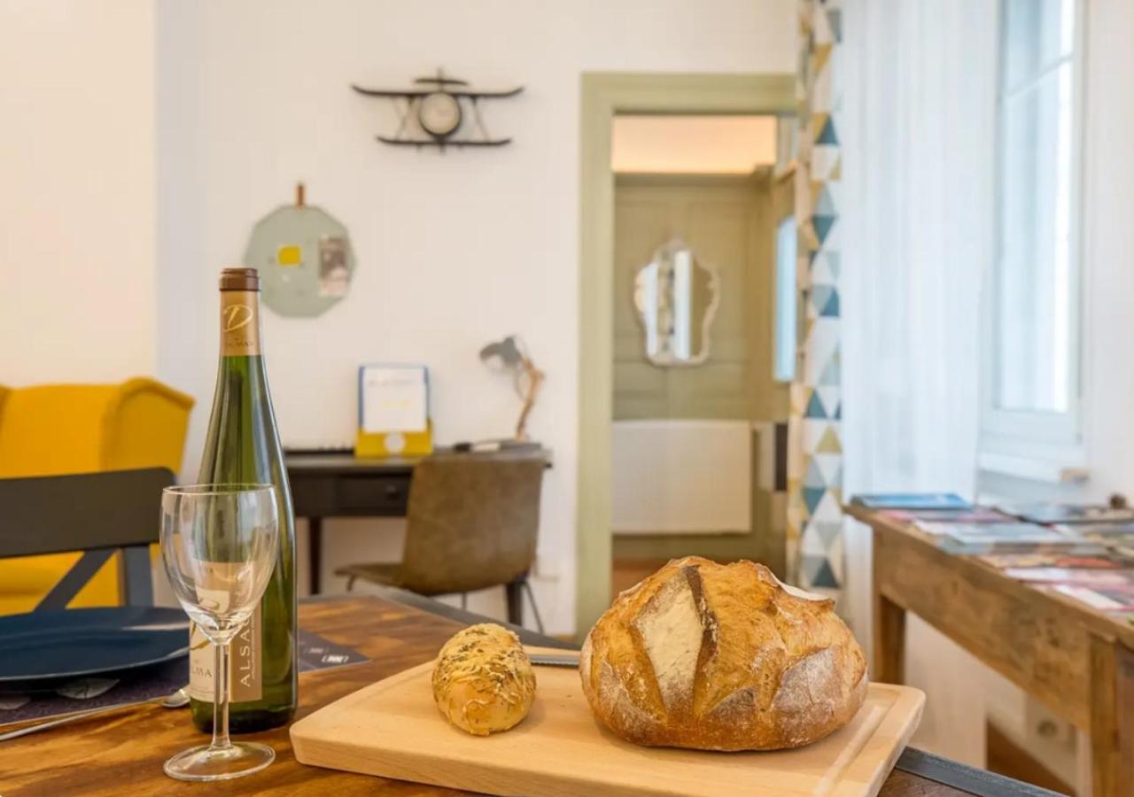 Colmar Appt familial à 3 min du centre - parking gratuit - Une chambre et 5 pers Exterior foto
