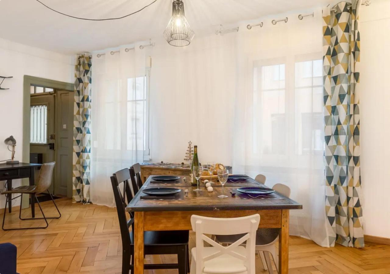 Colmar Appt familial à 3 min du centre - parking gratuit - Une chambre et 5 pers Exterior foto