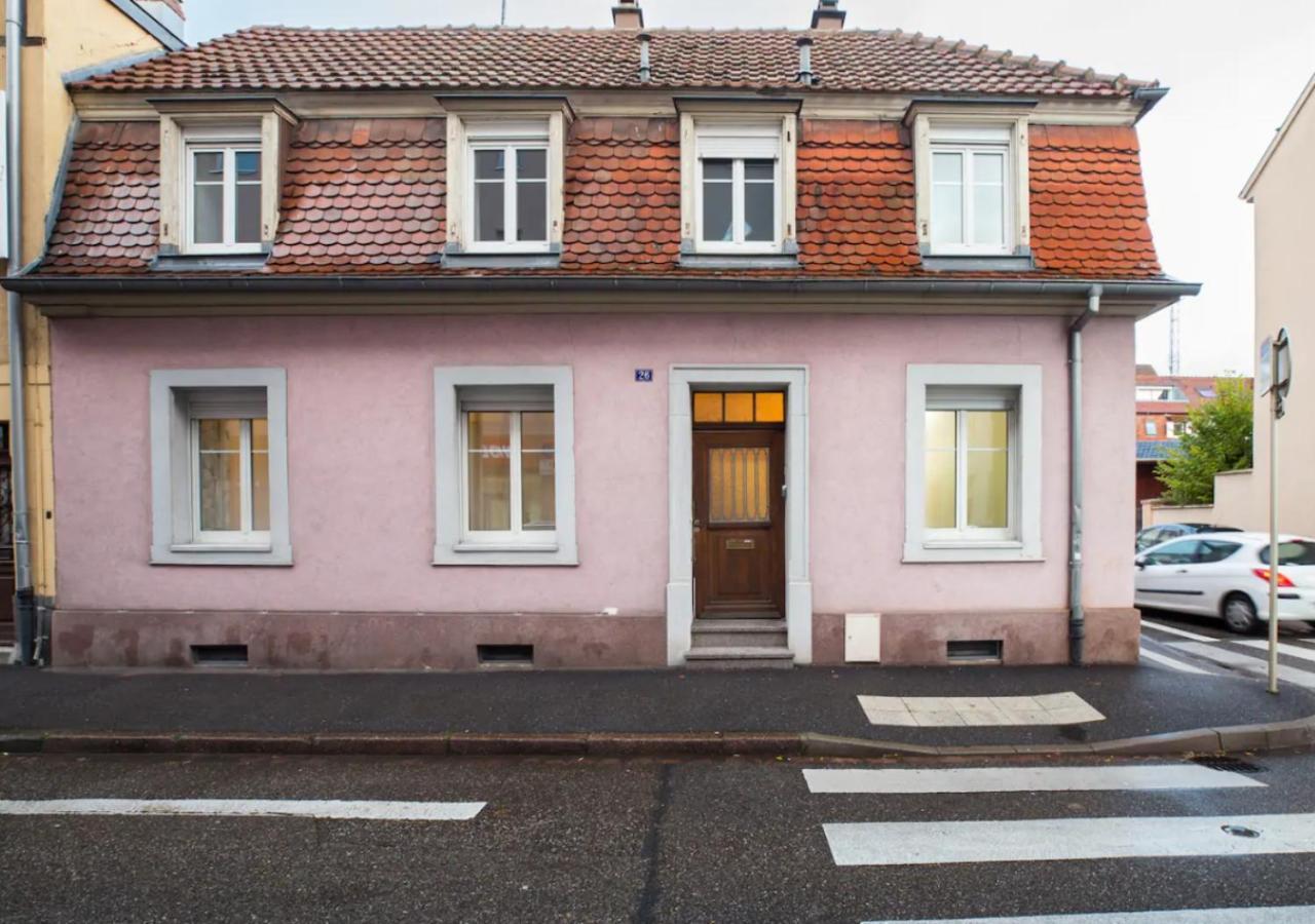 Colmar Appt familial à 3 min du centre - parking gratuit - Une chambre et 5 pers Exterior foto